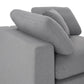 Gray Linan Waava Down Bland 5-Saat Modular Sactional Sofa