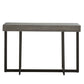 Wood Finish Sofa Table with Two Drawers - Gray Finish