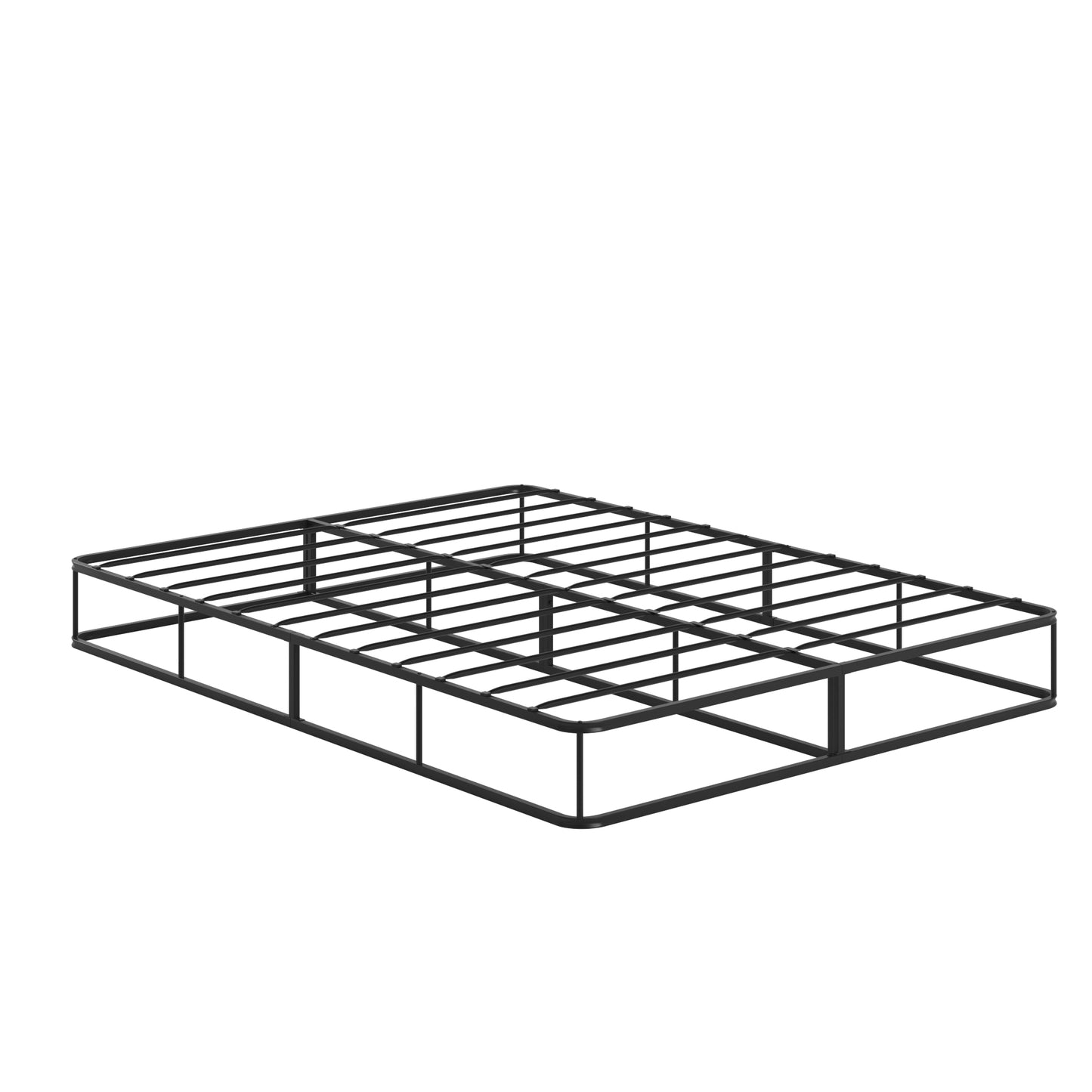 Black Metal Platform Bed Frame - Queen Size (Queen Size)