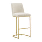 Bar and Counter Stool (Set of 2) - Beige, Bar Height