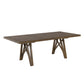 Wood Finish 72"-90" Extendable Dining Table - Walnut