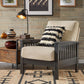 Mission-Style Wood Accent Chair