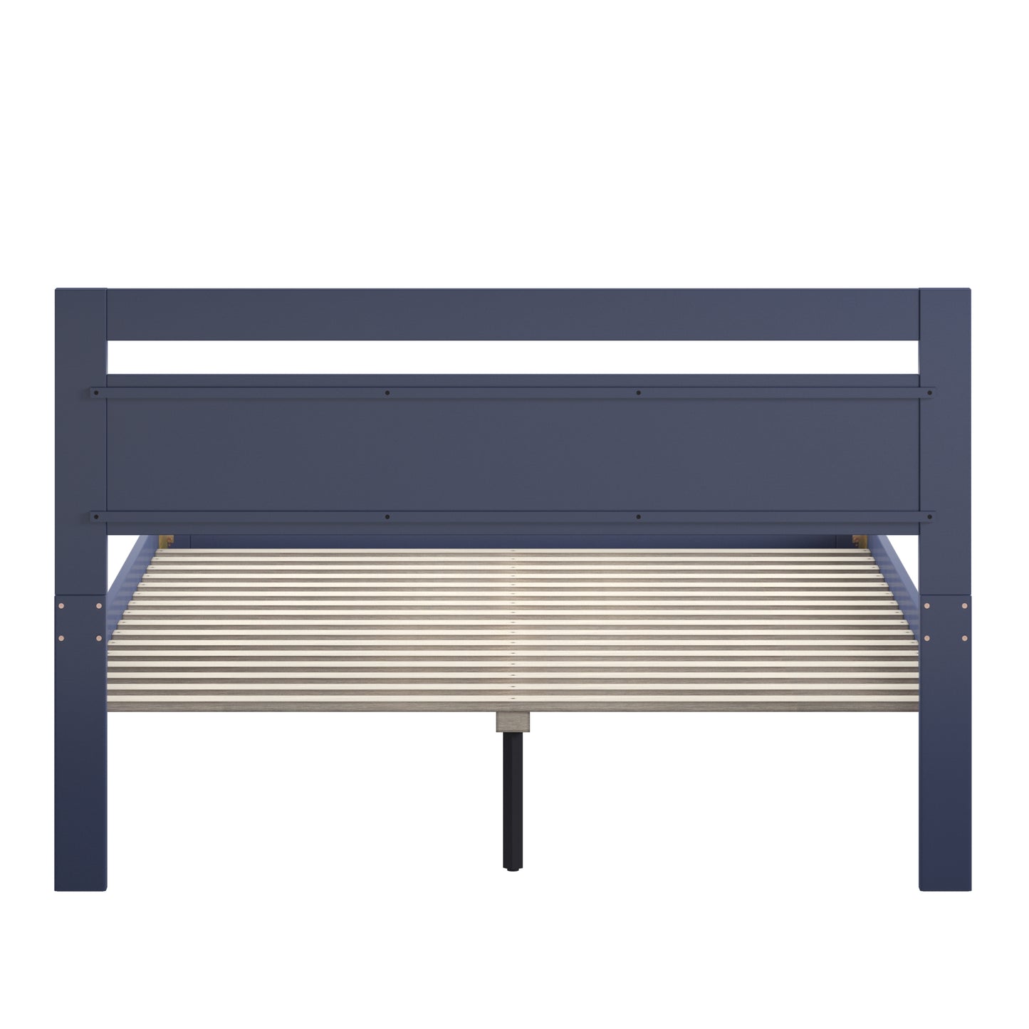 Rectangular Cutout Panel Platform Bed - Twilight Blue, Queen