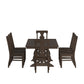 Wood Extendable Dining Set - 9-Piece Set