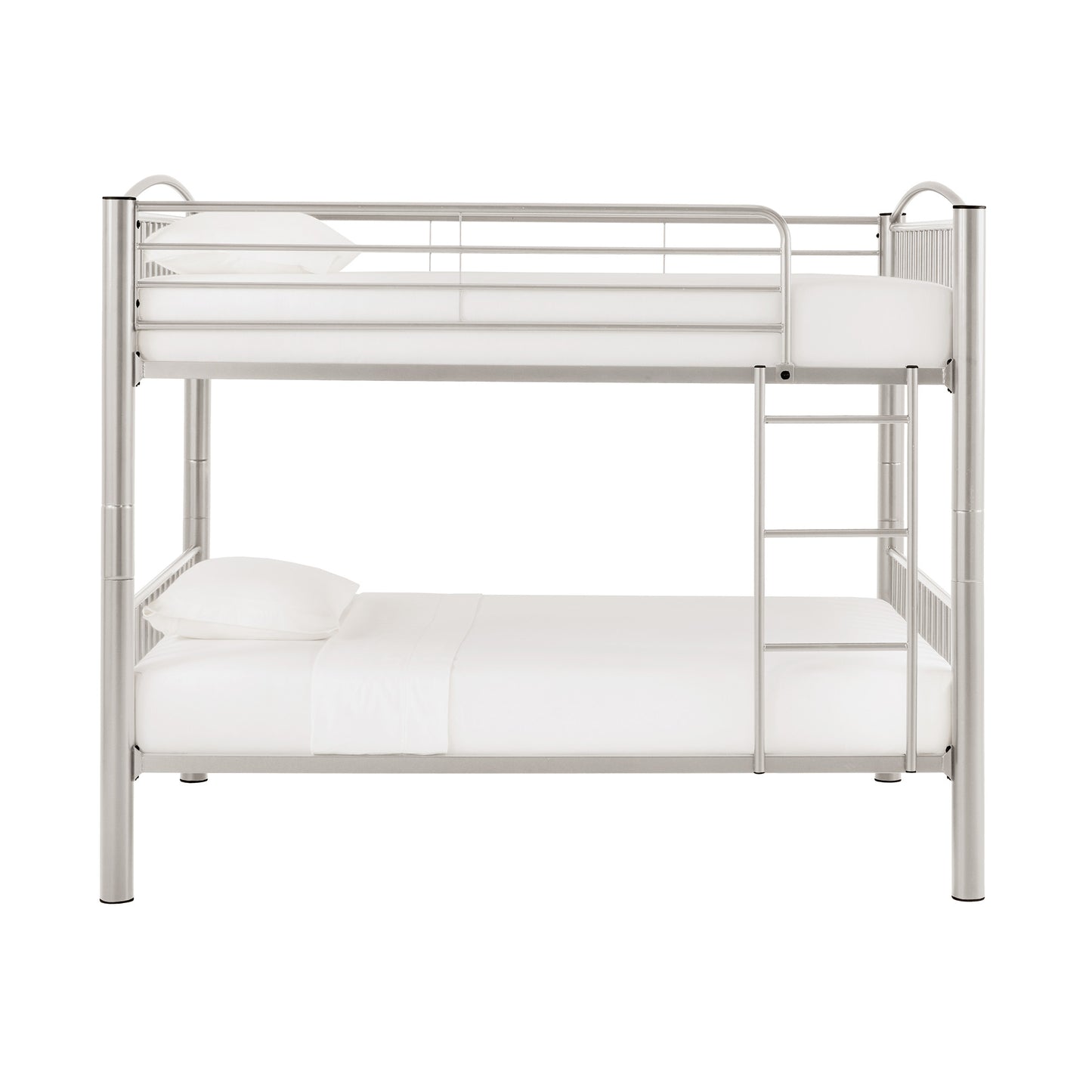 VersaFlex Metal Bunk Bed - White, Convertible Full over Full