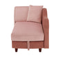 Two-Tone Dark & Light Functional Chaise With 1 Pillow - Pink