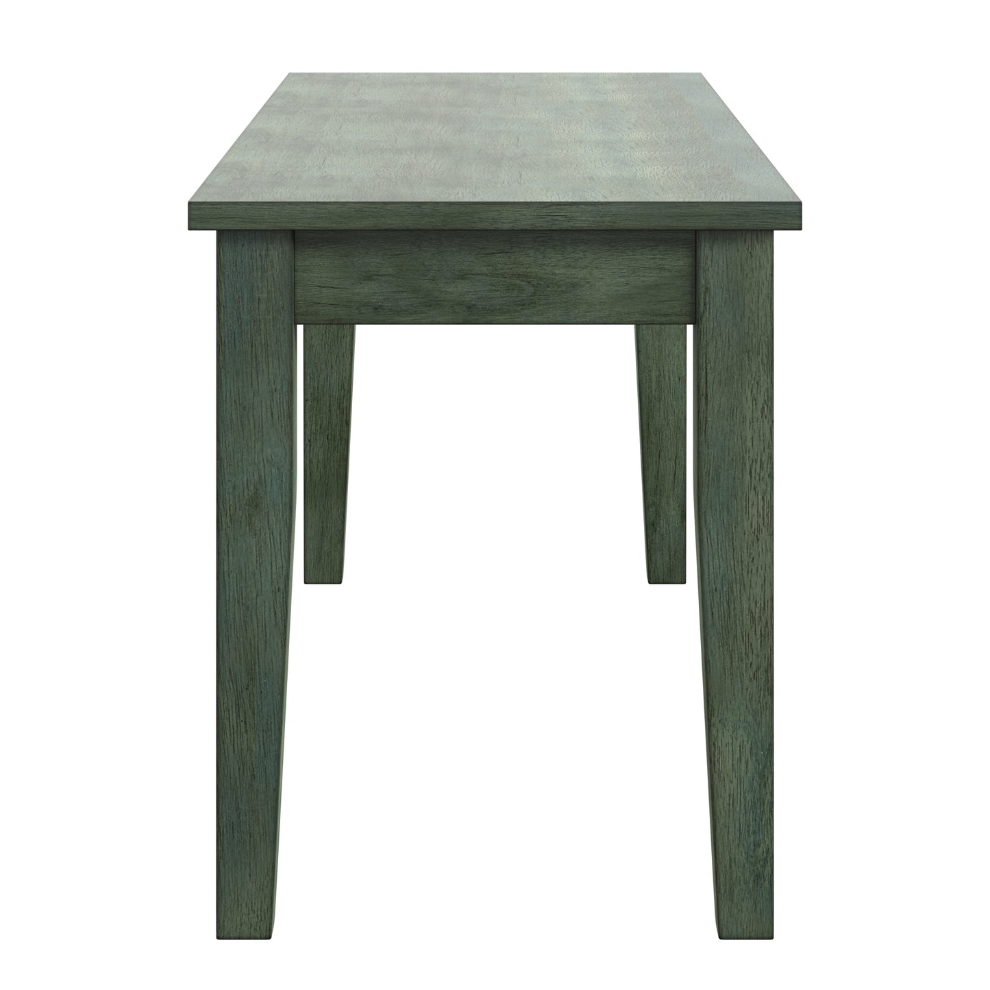 Wood Dining Bench - Antique Sage Finish