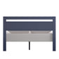 Rectangular Cutout Panel Platform Bed - Twilight Blue, Queen