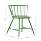 Low Back Windsor Classic Dining Chairs (Set of 2) - Meadow Green