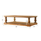 Baluster 60-inch Reclaimed Wood Coffee Table - Light Distressed Natural Finish