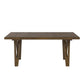 Wood Finish 72"-90" Extendable Dining Table - Walnut