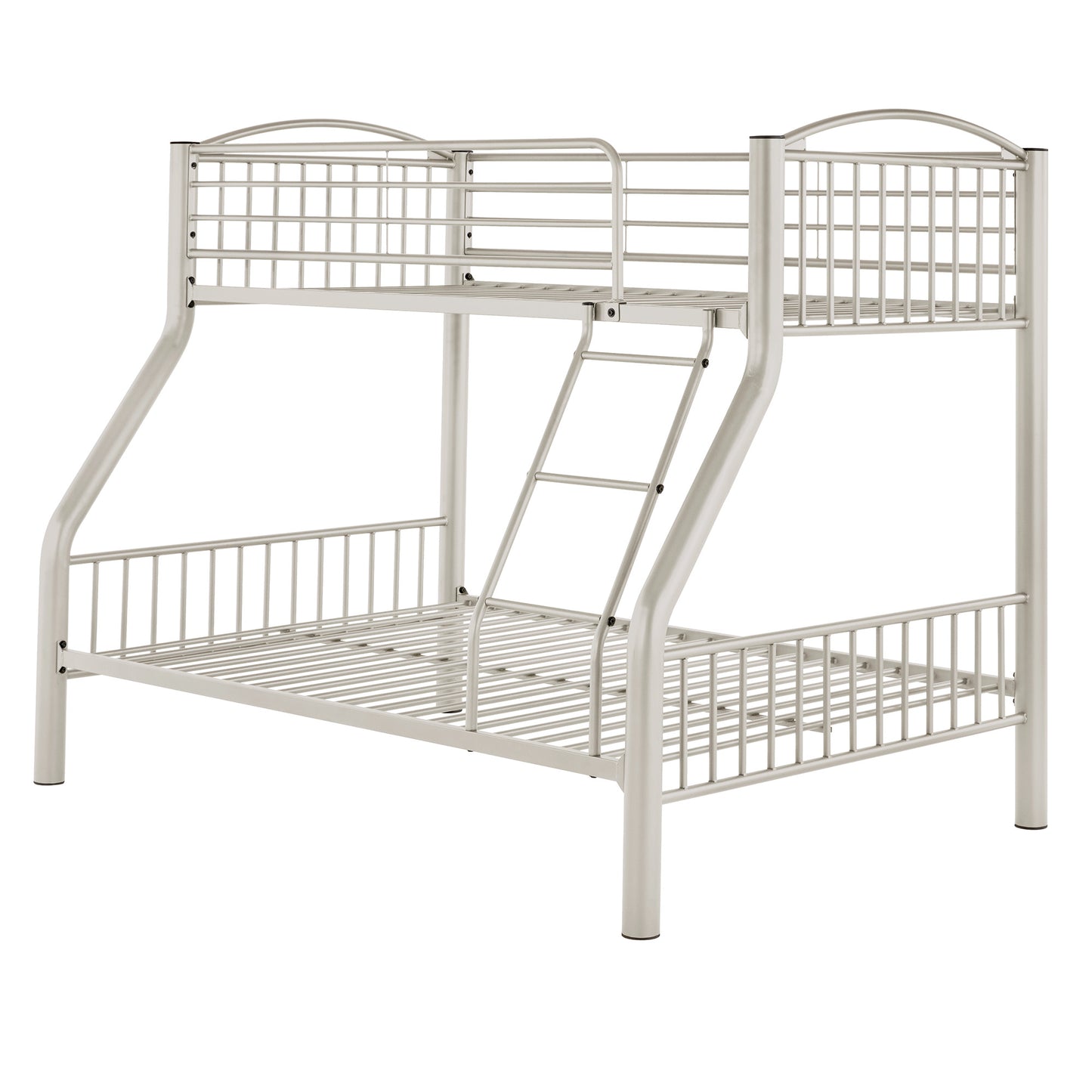 VersaFlex Metal Bunk Bed - White, Twin over Full