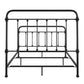 Graceful Lines Victorian Metal Bed - Black Finish, Full Size (Full Size)