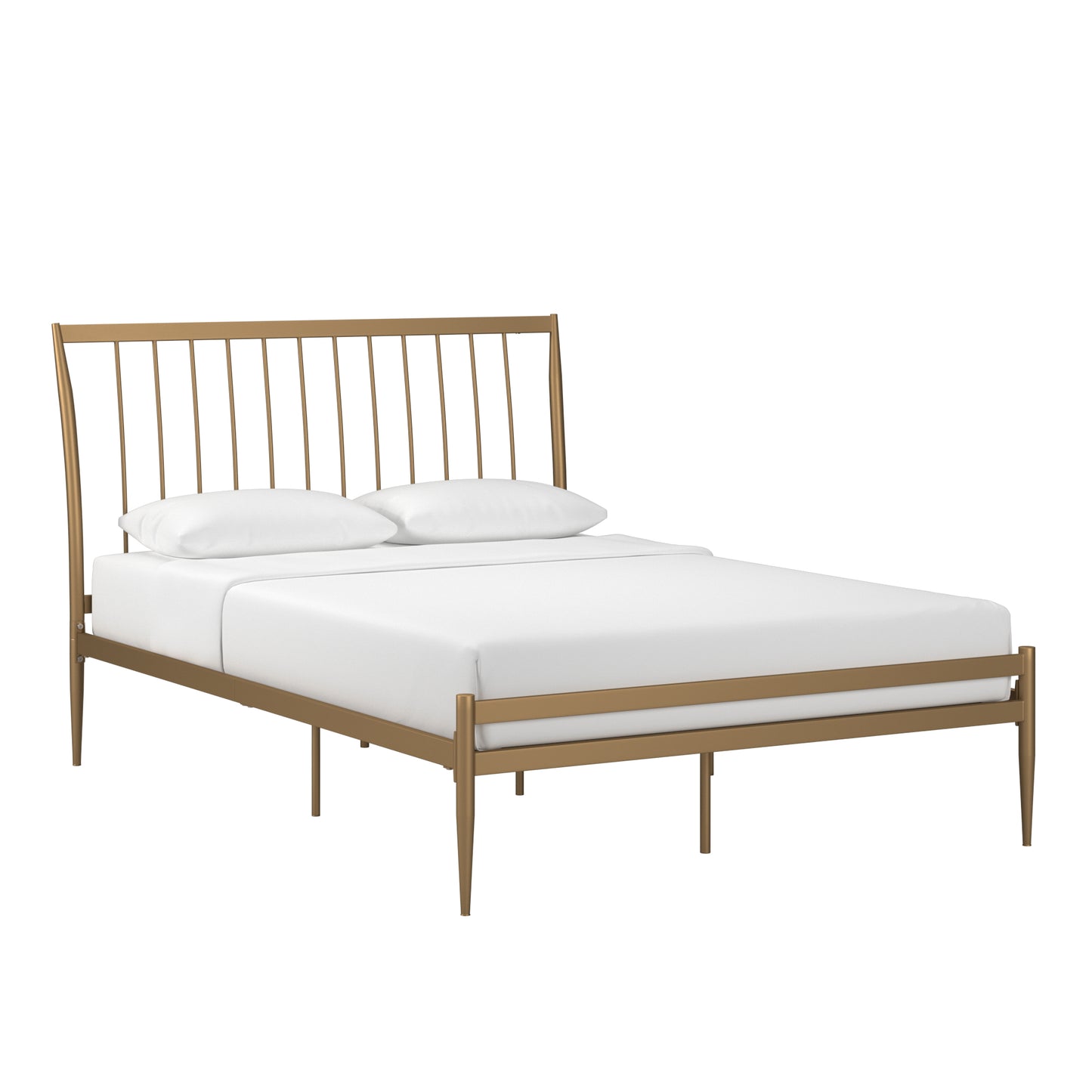 Gold Finish Metal Bed - Full (Full Size)