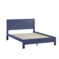 Horizontal Panel Platform Bed - Twilight Blue, Queen