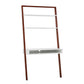 Two-Tone Leaning Ladder Desk - Espresso and White Finish