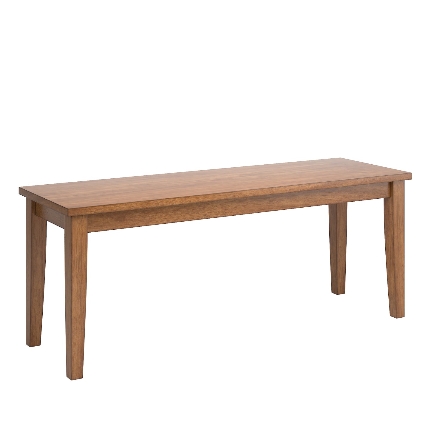 Wood Dining Bench - Oak Finish