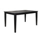 Wood Black Dining Table - Rectangular, 60-inch