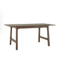 Modern Scandinavian Wood Finish 71" Dining Table - Walnut Veneer