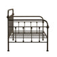 Antique Iron Metal Twin Daybed - Dark Bronze