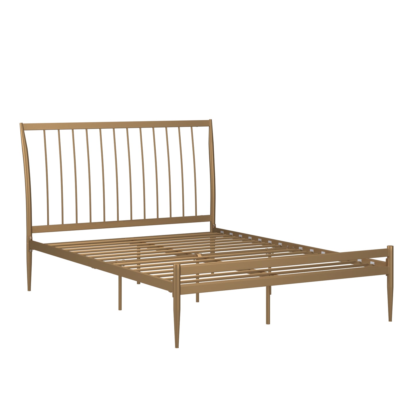 Gold Finish Metal Bed - Full (Full Size)