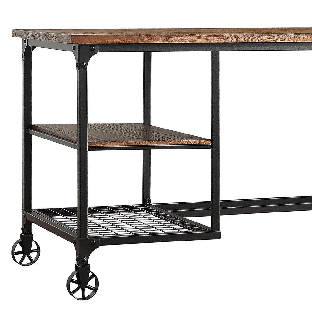 Industrial Modern Rustic Storage Desk