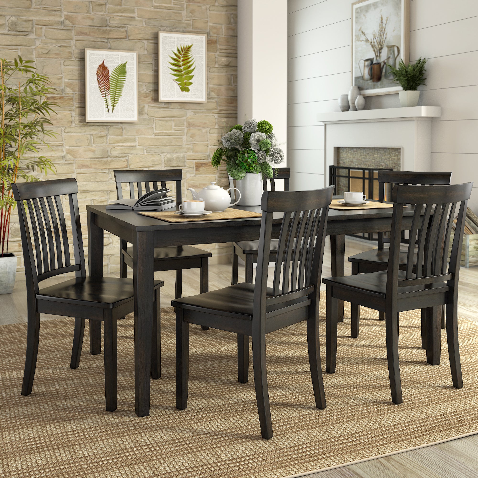 Classic dining table online and chairs