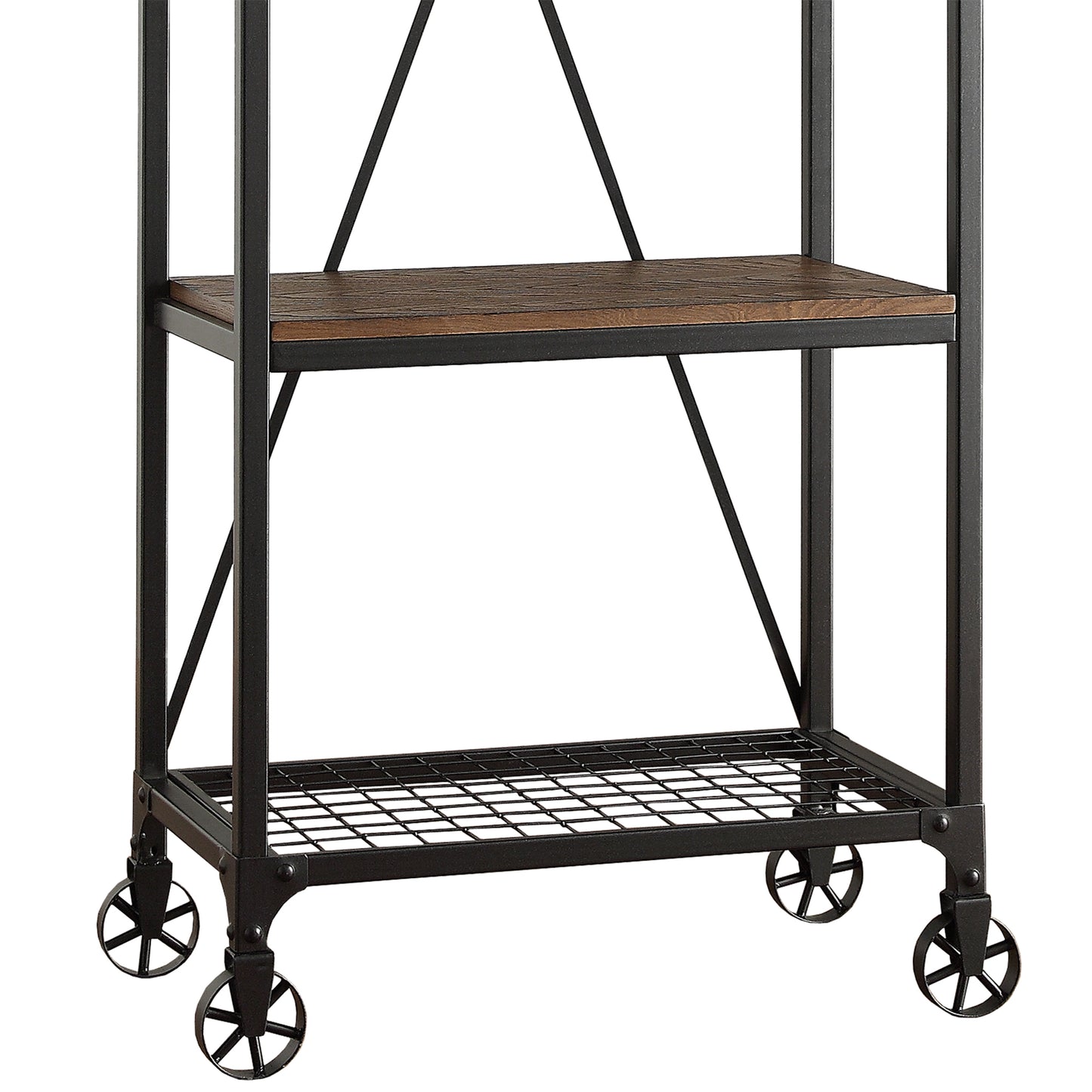 Industrial Modern Rustic 26-inch Bookcase - 26-Inch