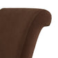 Slipcovered Rolled Back Parsons Chairs (Set of 2) - Brown Slipcover