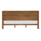 Wood Platform Bed - Oak Finish, King Size