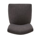 Linen Parsons Dining Chairs (Set of 2) - Espresso Finish, Dark Gray