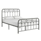 Metal Spindle Platform Bed - Gray, Full Size (Full Size)