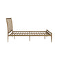 Gold Finish Metal Bed - Full (Full Size)