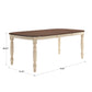 Two-Tone Extending Dining Table - Antique White