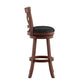 Cherry X-Back Swivel High Back Stool - Bar Height