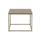 Modern Square End Table - Gray Driftwood Finish