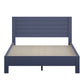 Horizontal Panel Platform Bed - Twilight Blue, Queen