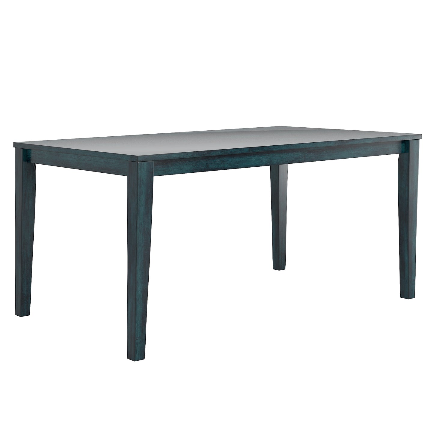 60-inch Rectangular Dining Table - Antique Denim Finish