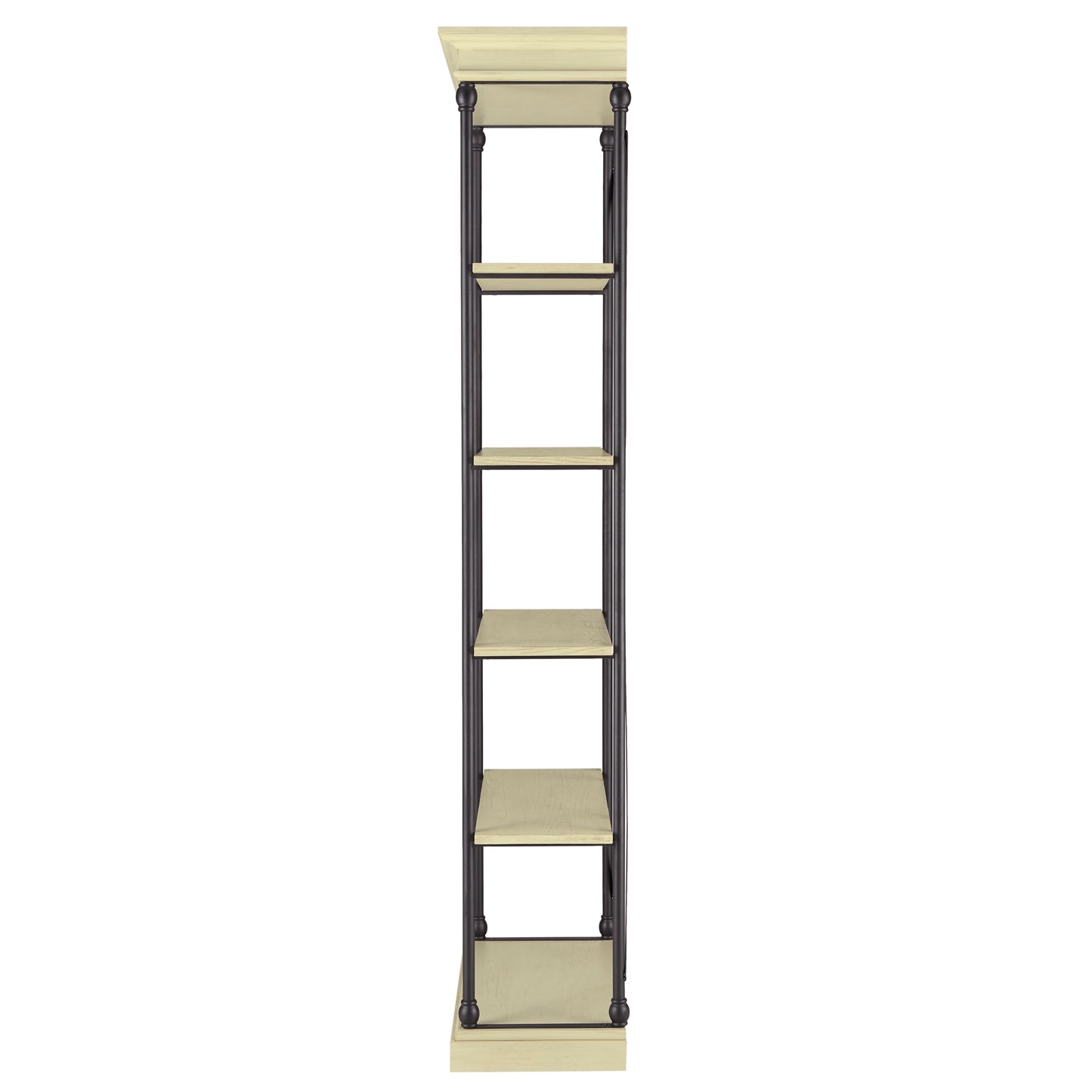 Cornice Etagere Bookcase - Ivory White