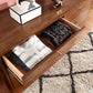 Wood 6-Drawer Dresser - Brown Finish