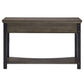 Wood Finish Sofa Table - Antique Gray