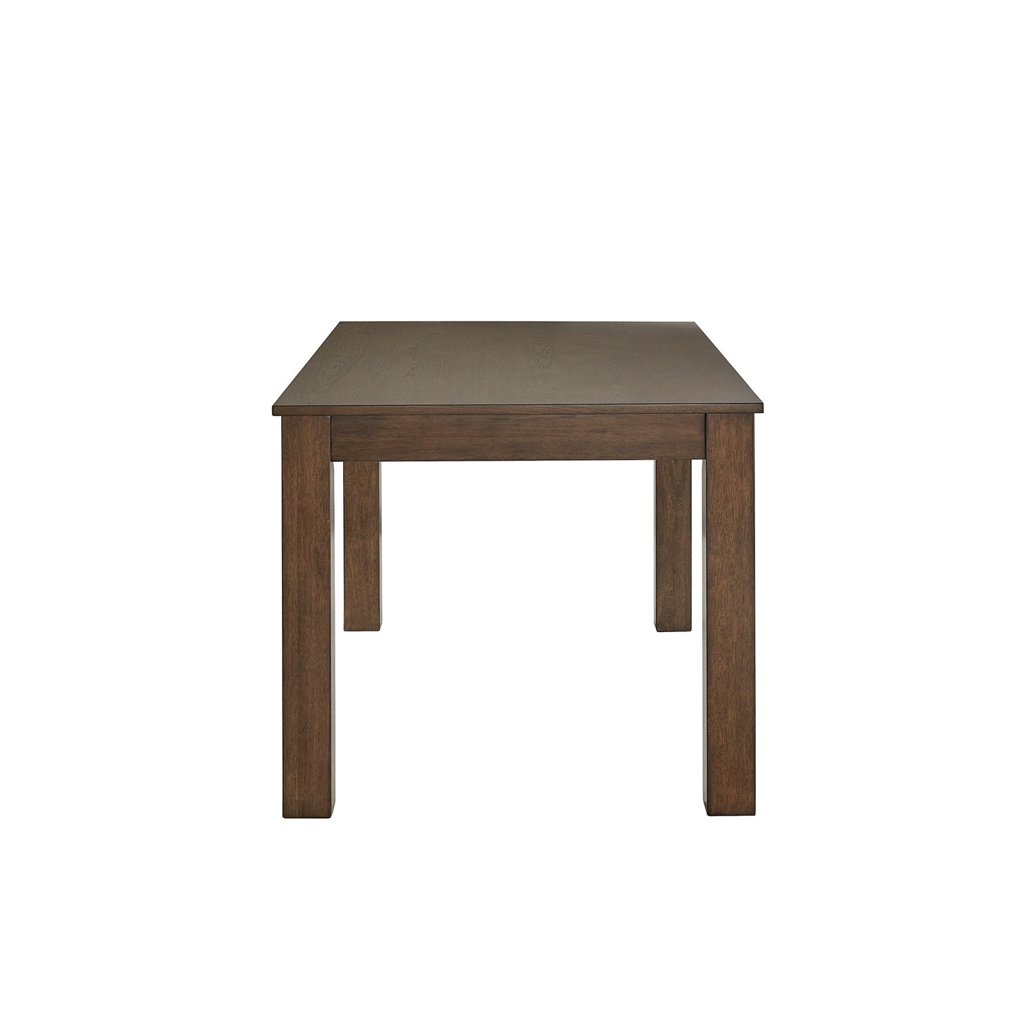 60" Wood Finish Parson Dining Table - Walnut