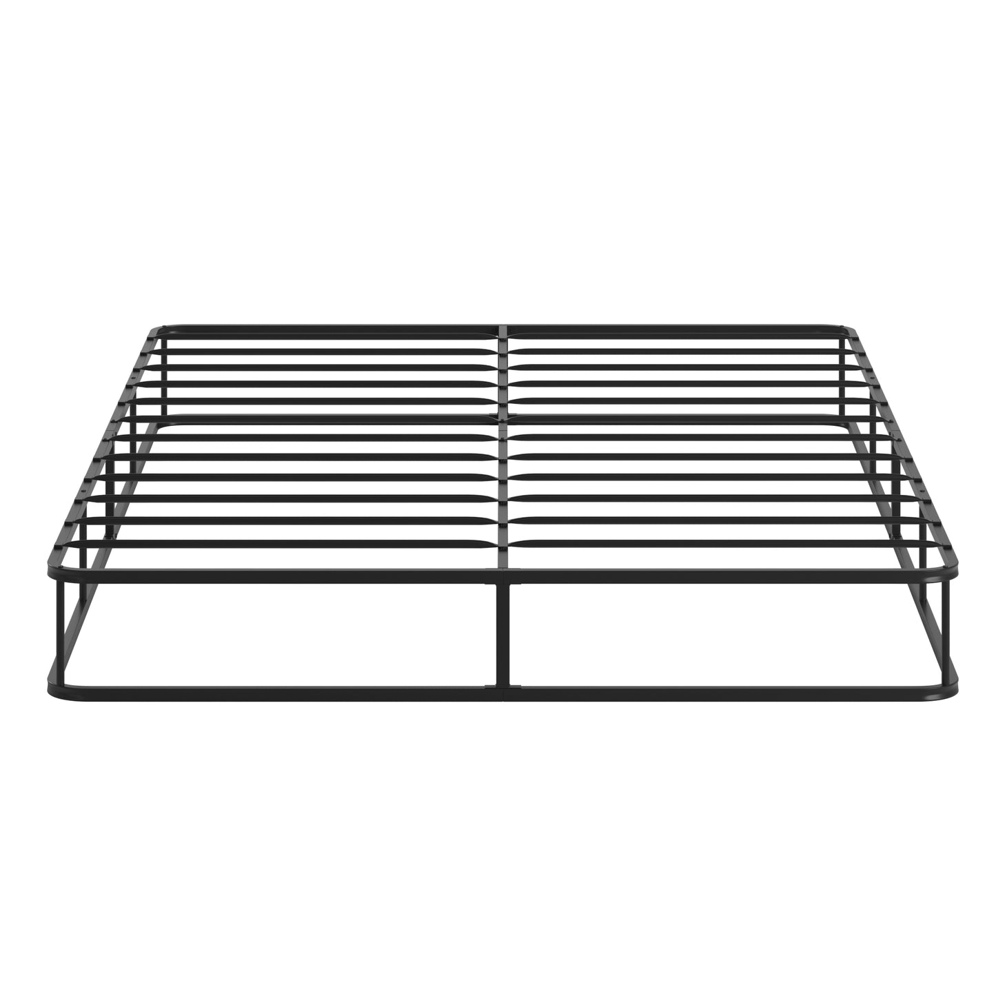 Black Metal Platform Bed Frame - Queen Size (Queen Size)