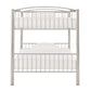 VersaFlex Metal Bunk Bed - White, Convertible Full over Full