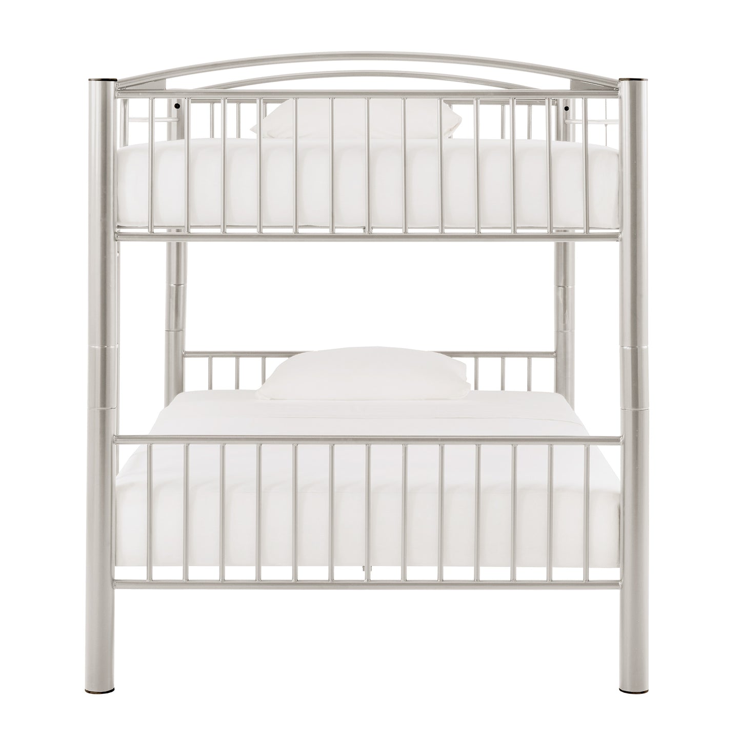 VersaFlex Metal Bunk Bed - White, Convertible Full over Full