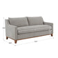 Fabric Sofa with Down Feather Cushions - Gray