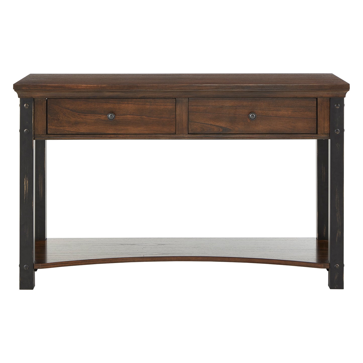 Wood Finish Sofa Table - Dark Cherry Finish