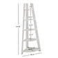 Corner Ladder Bookcase - White