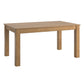 60" Wood Finish Parson Dining Table - Oak Wash