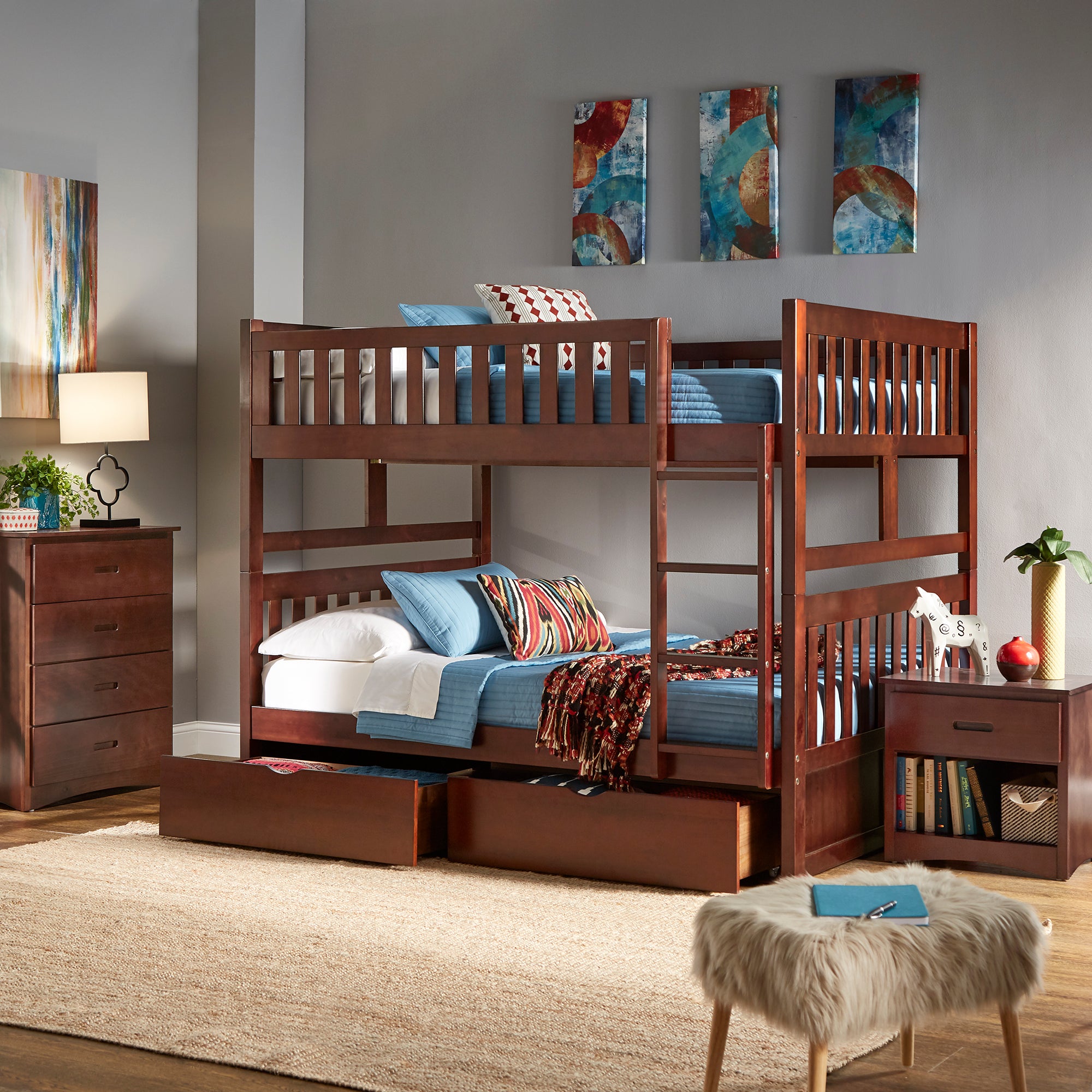 Kids bunk bed room shops